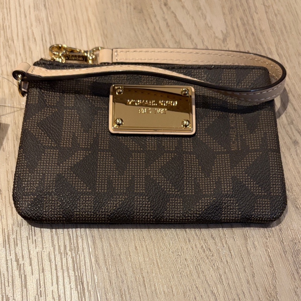 Michael Kors Dark Brown Small Smartphone Wristlet
